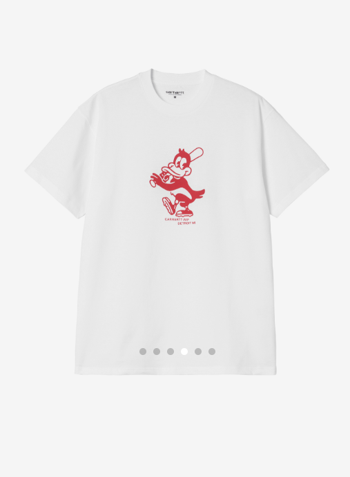 CarharttWip  S/S HOME RUN T SHIRT   JUN25