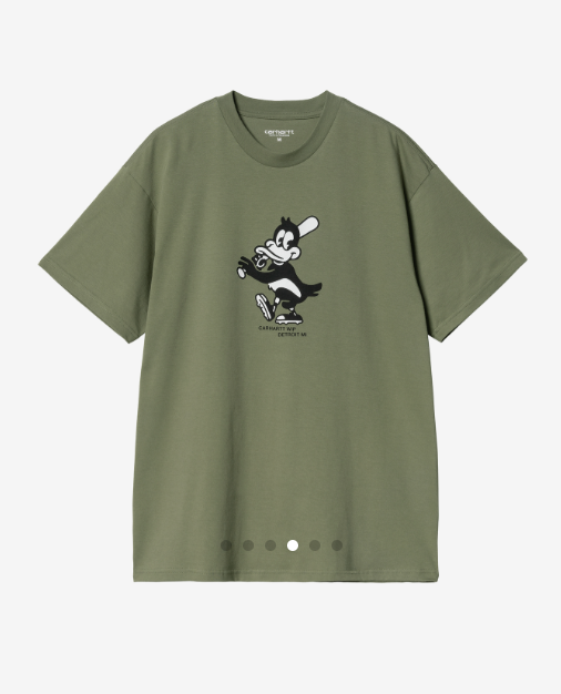 CarharttWip  S/S HOME RUN T SHIRT   JUN25