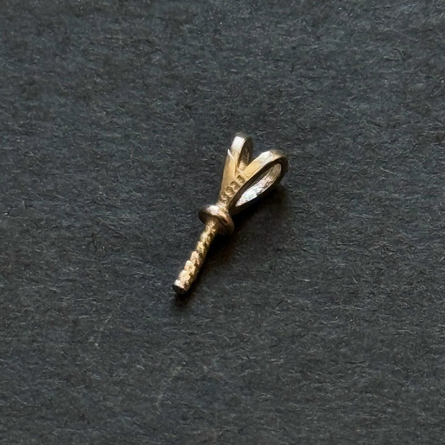 [原石] 925銀 半孔墜頭 水晶DIY配件