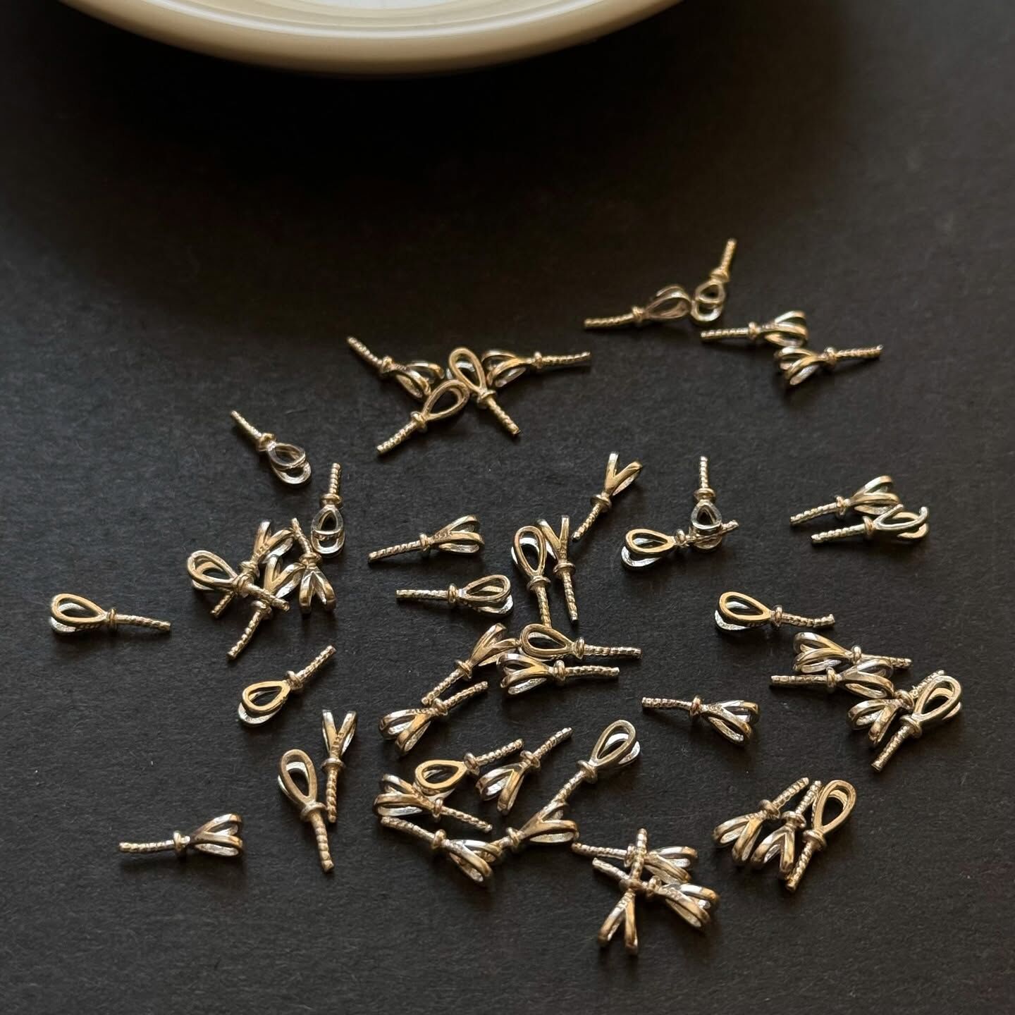 [原石] 925銀 半孔墜頭 水晶DIY配件