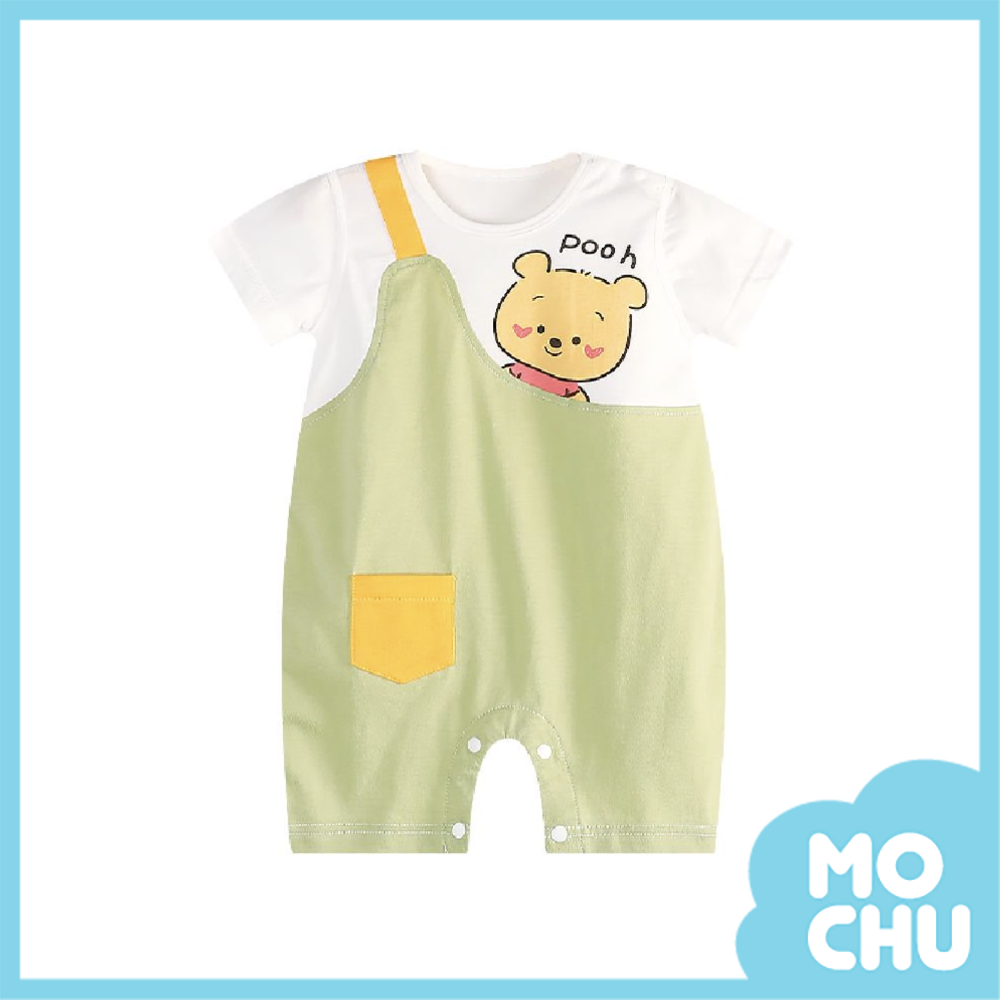 大頭維尼吊帶造型連身衣