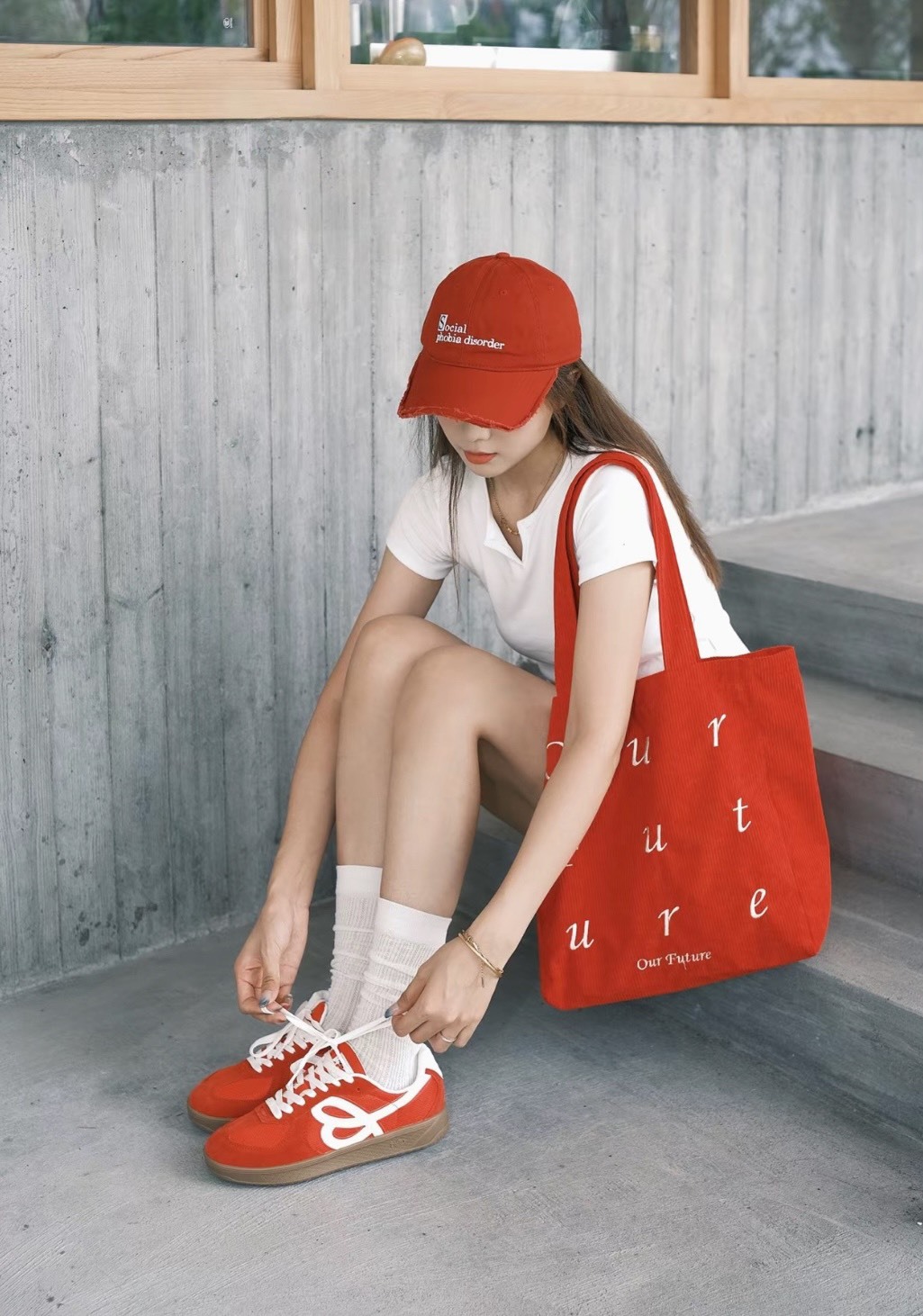 HBD x We Flower 聯名 德訓鞋 小花鞋 復古紅 紅色