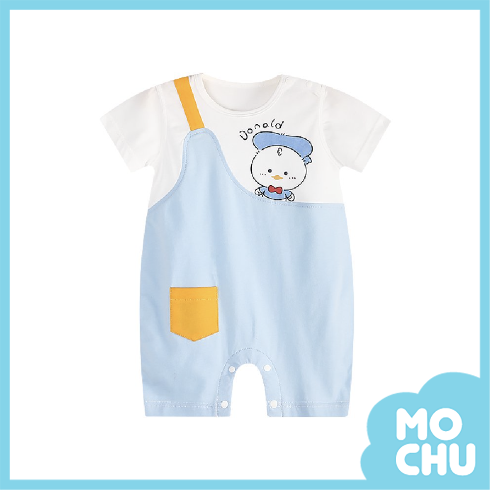 萌萌鴨仔吊帶造型連身衣