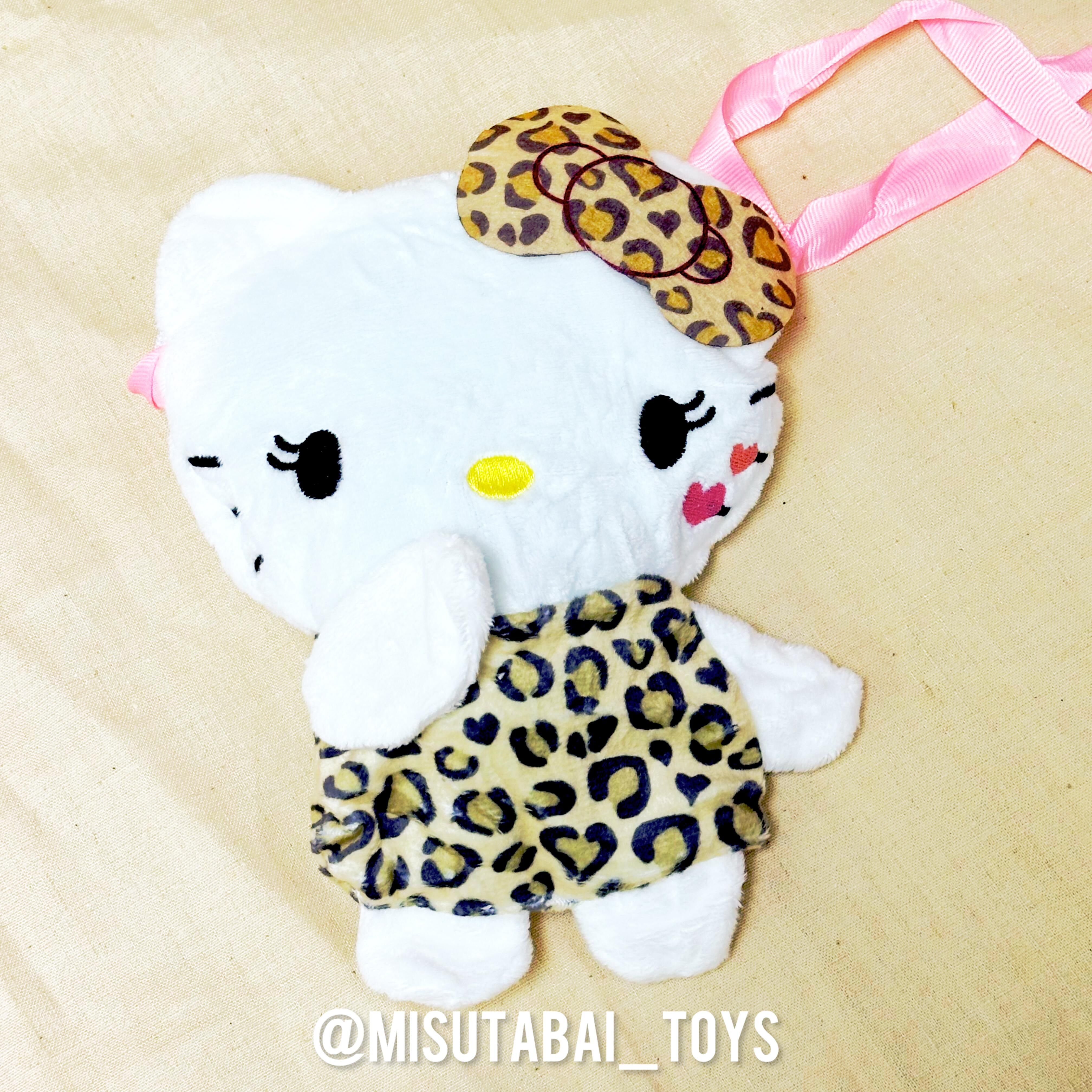 Sanrio Hello Kitty 毛絨單肩包 (扭蛋)