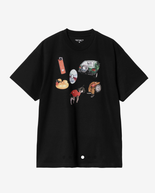 CarharttWip S/S JACOB ROCHESTER T-shirt BLACK short sleeve  JUN25