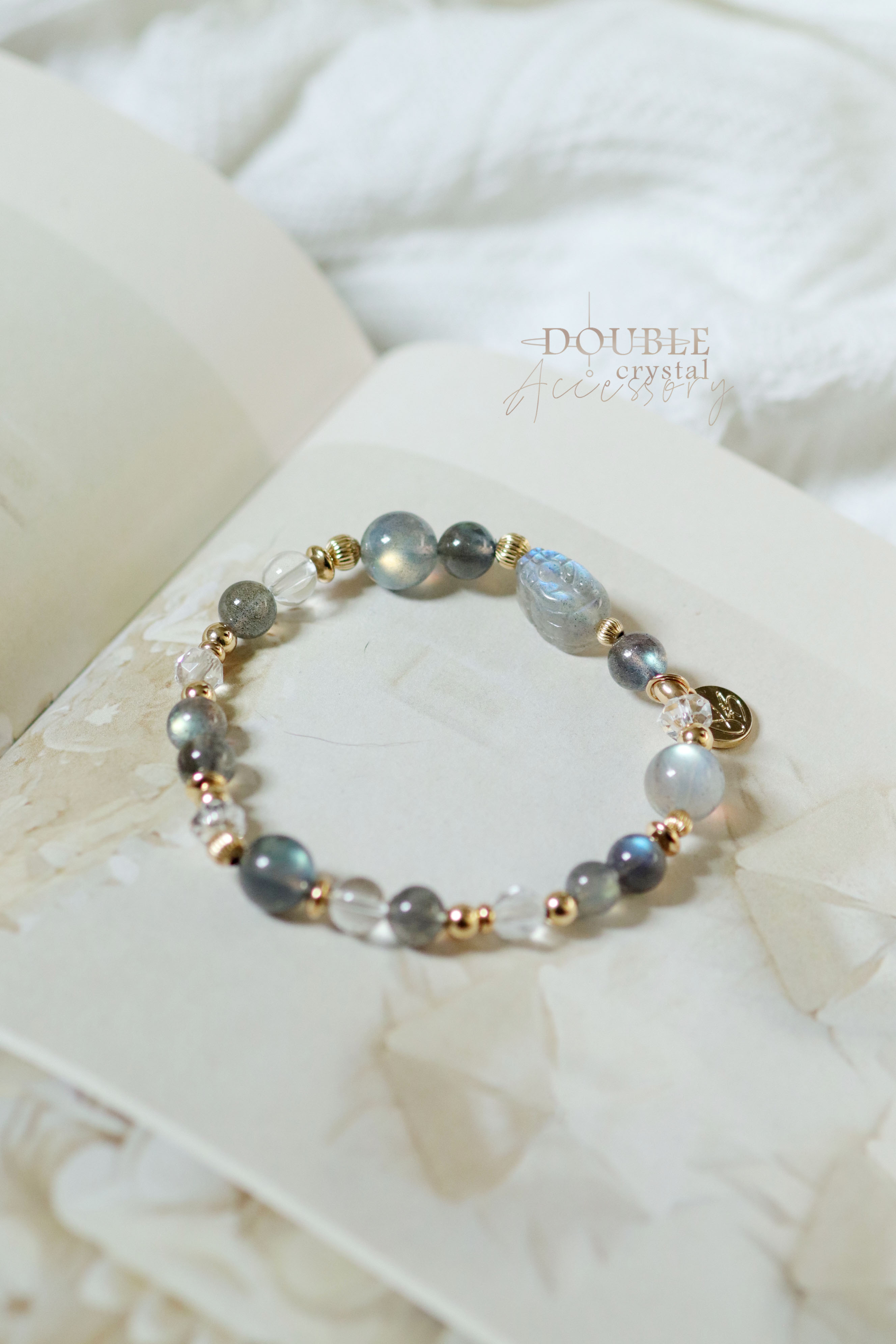 財富的航班：拉長石龍龜．白水晶．拉長石