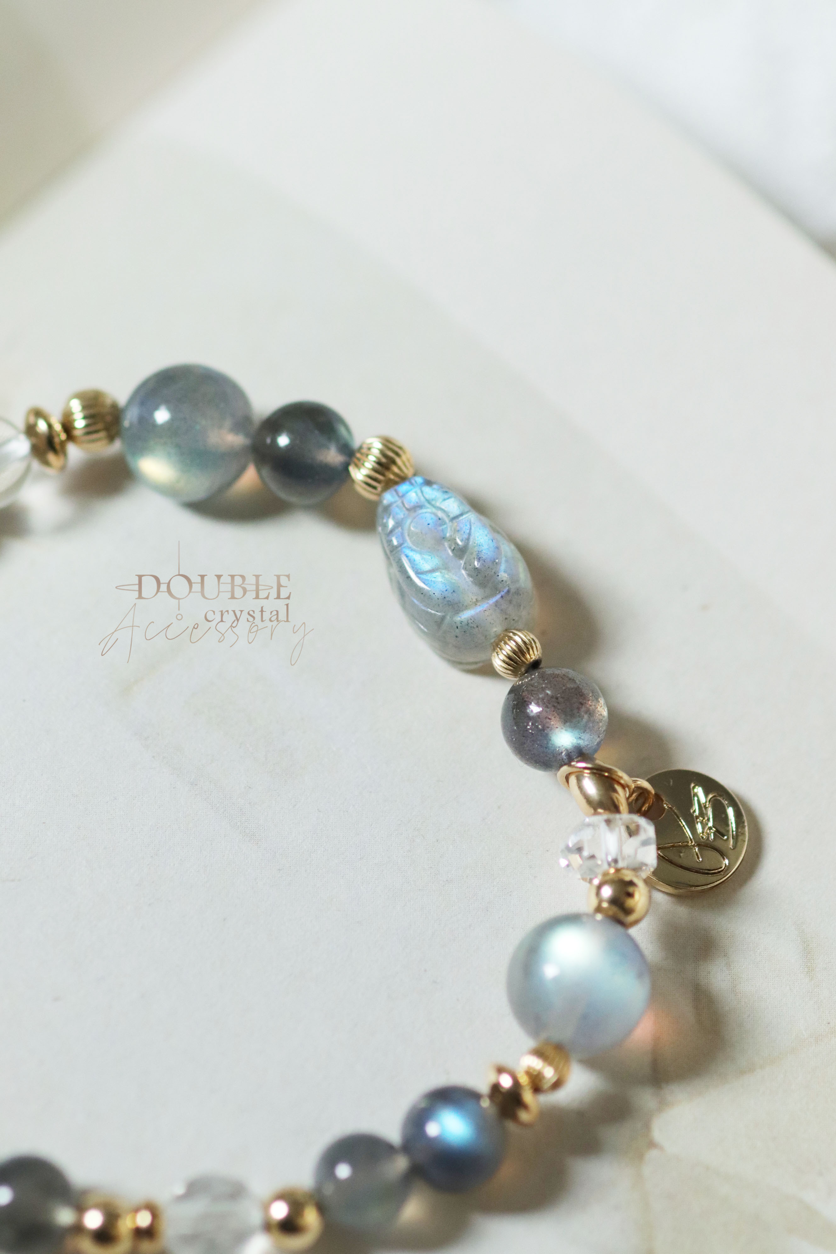 財富的航班：拉長石龍龜．白水晶．拉長石