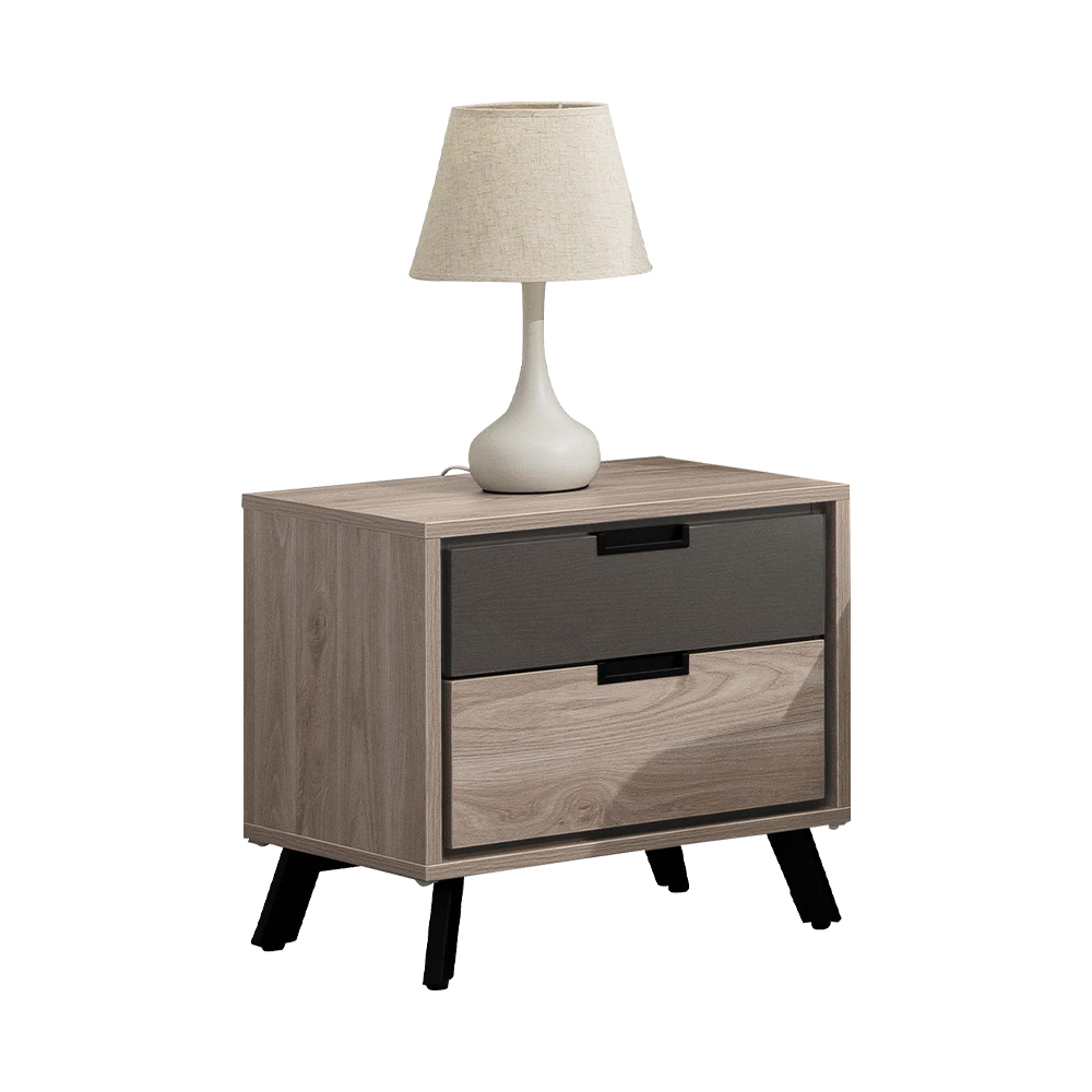 法道1.7尺工業風床頭櫃/二抽收納置物櫃