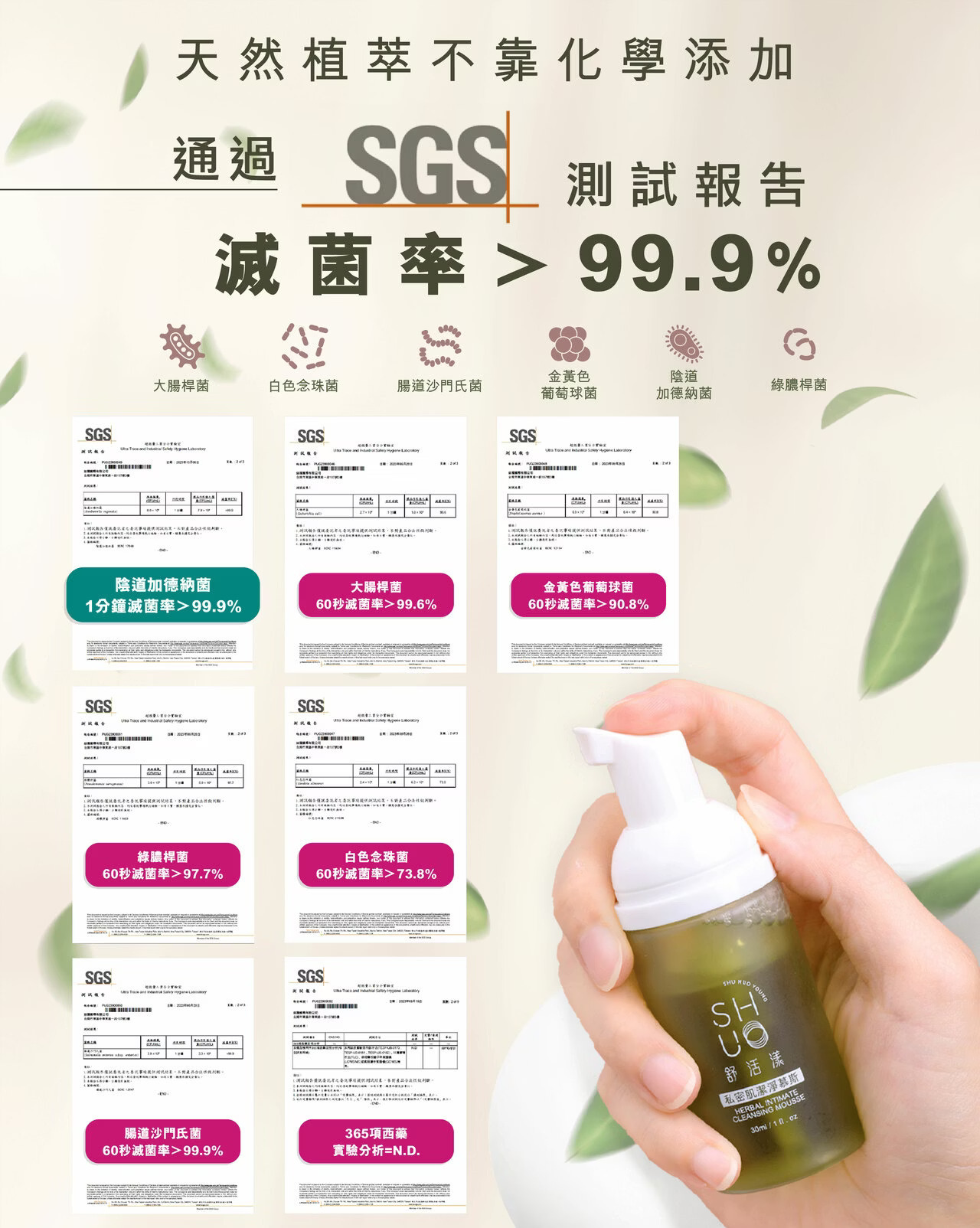 SHU HUO YOUNG舒活漾私密潔淨慕斯  私密乾燥 更年期 性行為後保養