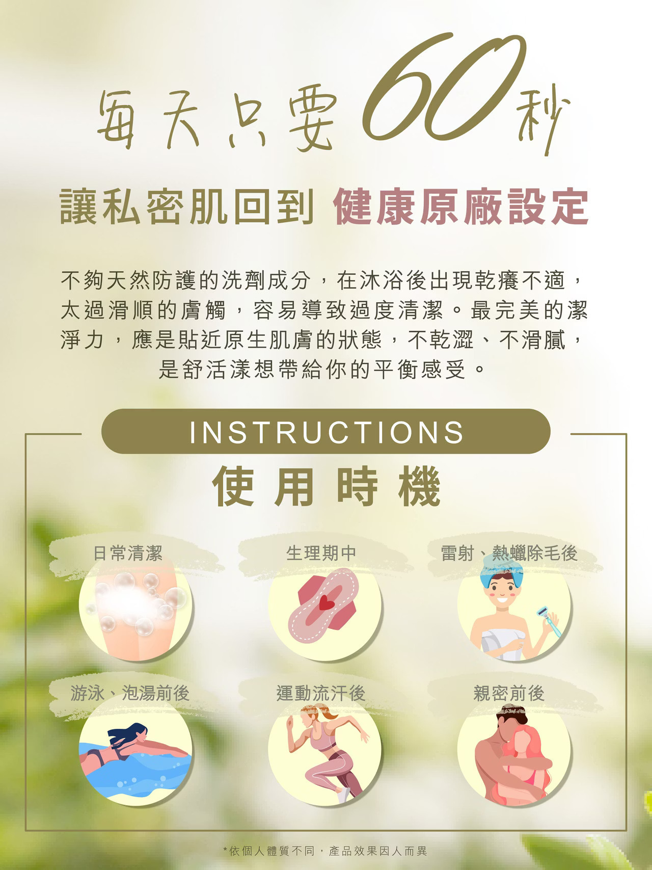 SHU HUO YOUNG舒活漾私密潔淨慕斯  私密乾燥 更年期 性行為後保養