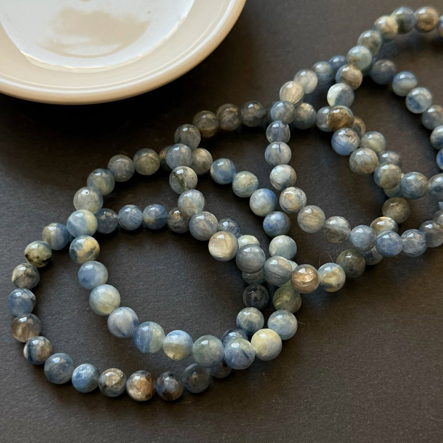 [原石] 藍晶石 水晶手串