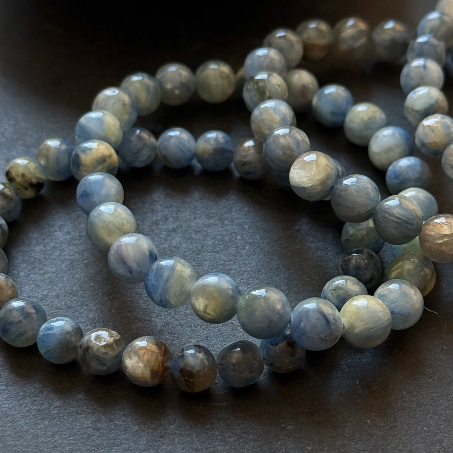 [原石] 藍晶石 水晶手串