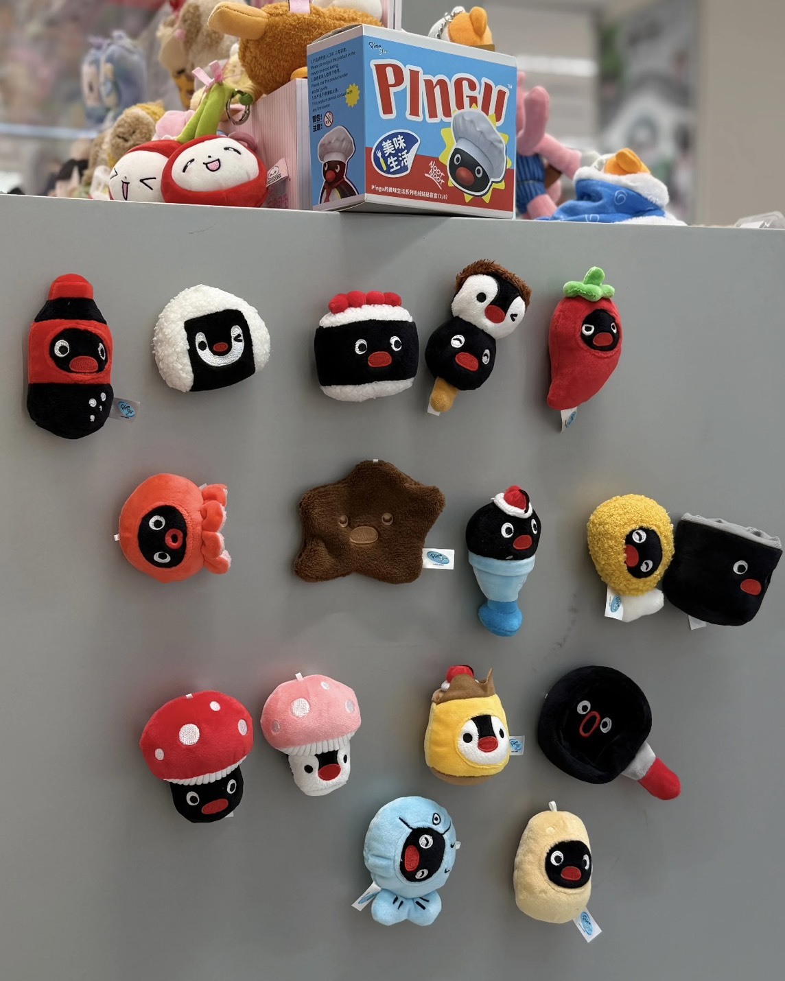 Pingu 美味生活 毛絨 冰箱貼 吊飾 盲盒