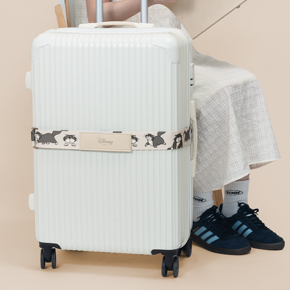 Disney Cats And Dogs 魯斯佛/瑪麗貓-造型行李束帶【正版授權】