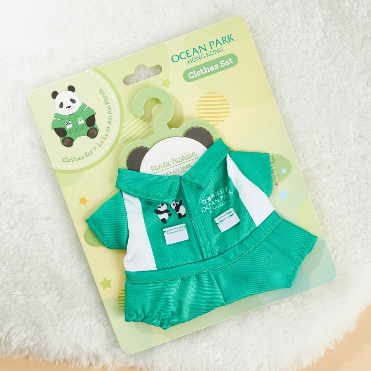 Plush Wear for 7" Panda Plush - Animal Keeper Set