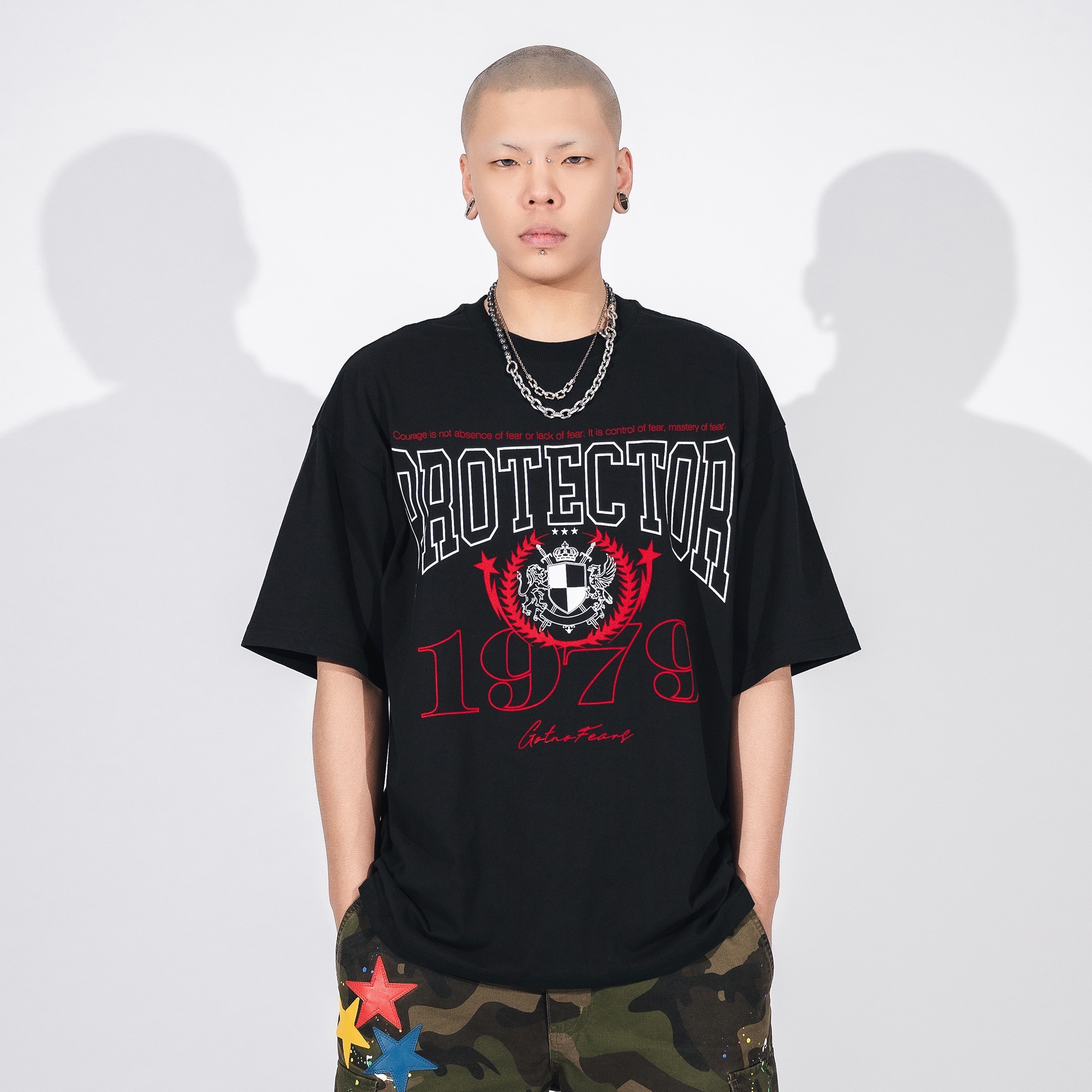 Gotnofears PROTECTOR 1979 OVERSIZED TEE 守護者1979寬版短上衣 10895084