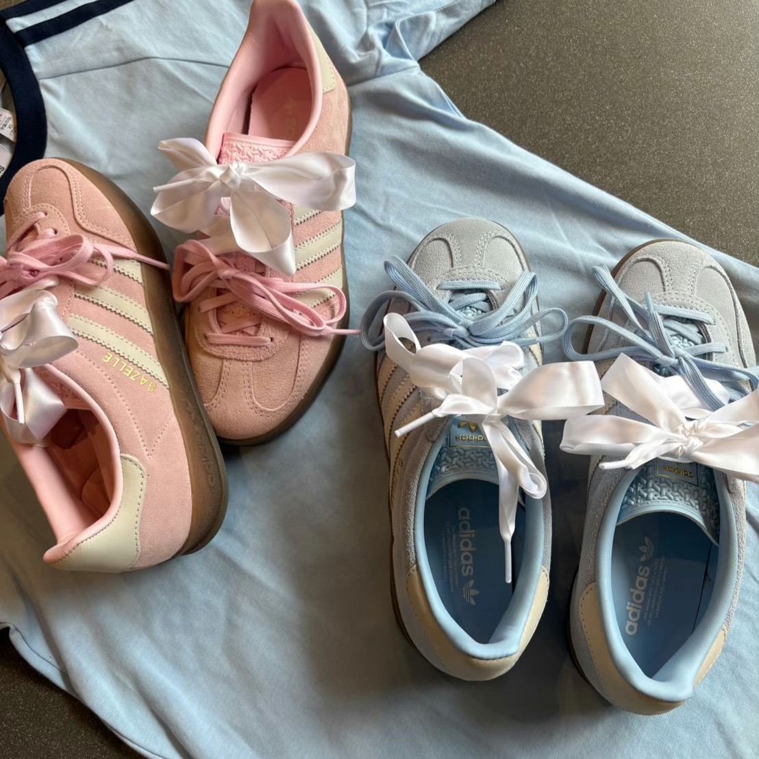 adidas Originals Gazelle Indoor W 灰粉色 櫻花粉 寶寶藍 焦糖底 復古德訓鞋 運動休閒鞋 女鞋 JI2716 JI2717