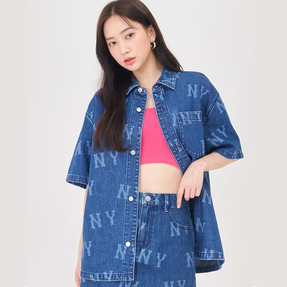 【直播】MLB LL062563 牛仔襯衫