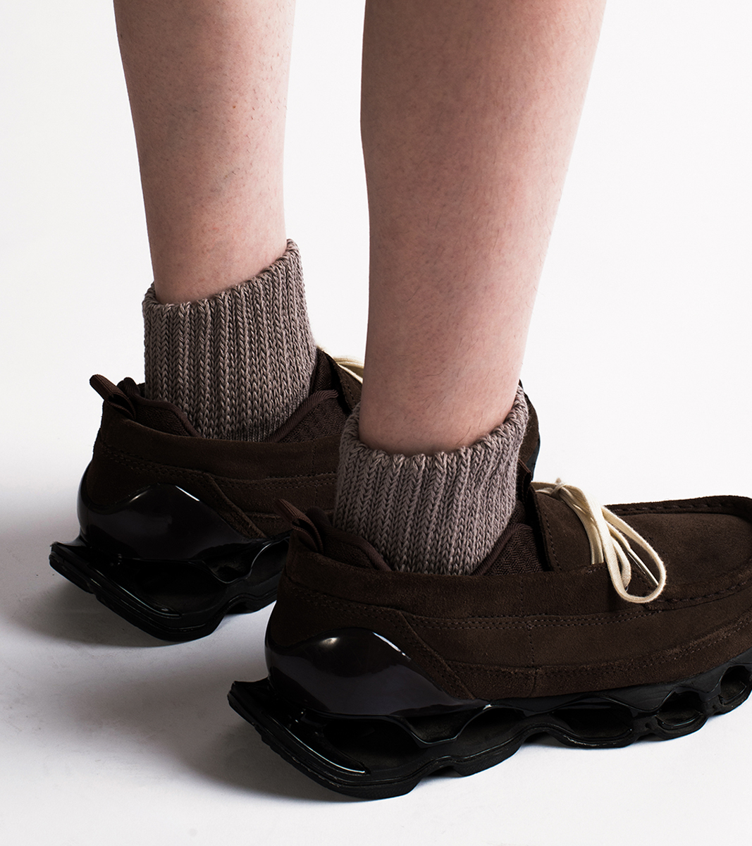 nozzle quiz®｜Essential O'skool Low 低筒休閒襪 (典啡/典灰/典白)