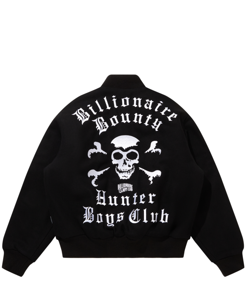 BBC X BOUNTY HUNTER MELTON VARSITY JACKET