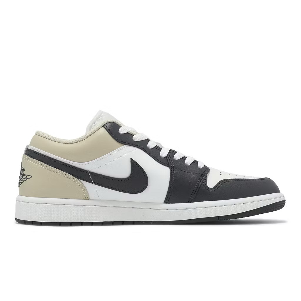 《M倉》Nike Air Jordan 1 Low 男鞋 黑 米白 553558-153
