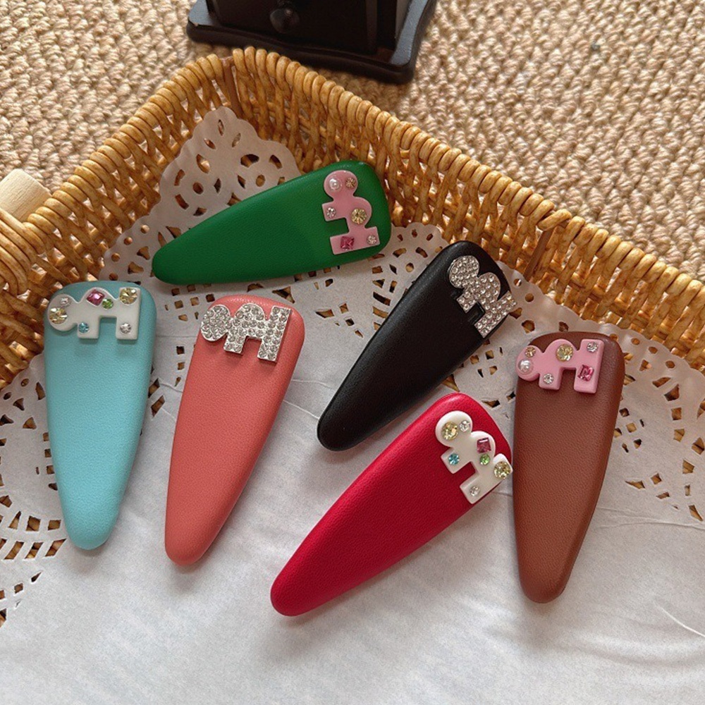 糖果色髮飾 拼鑽髮夾 側邊夾 瀏海夾 髮飾女 碎髮夾 一字夾 鴨嘴夾 女生夾子 髮夾 韓國髮卡 頭飾 夾子 甜酷 127