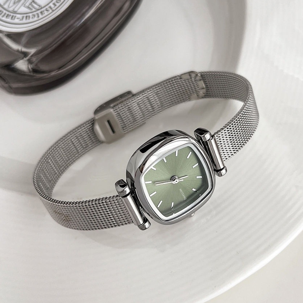 手錶 復古手錶 精緻手錶 手錶女生 腕表 石英手錶 學生手錶 方形手錶 簡約 指針式 女士手錶 考試專用 送女生 072