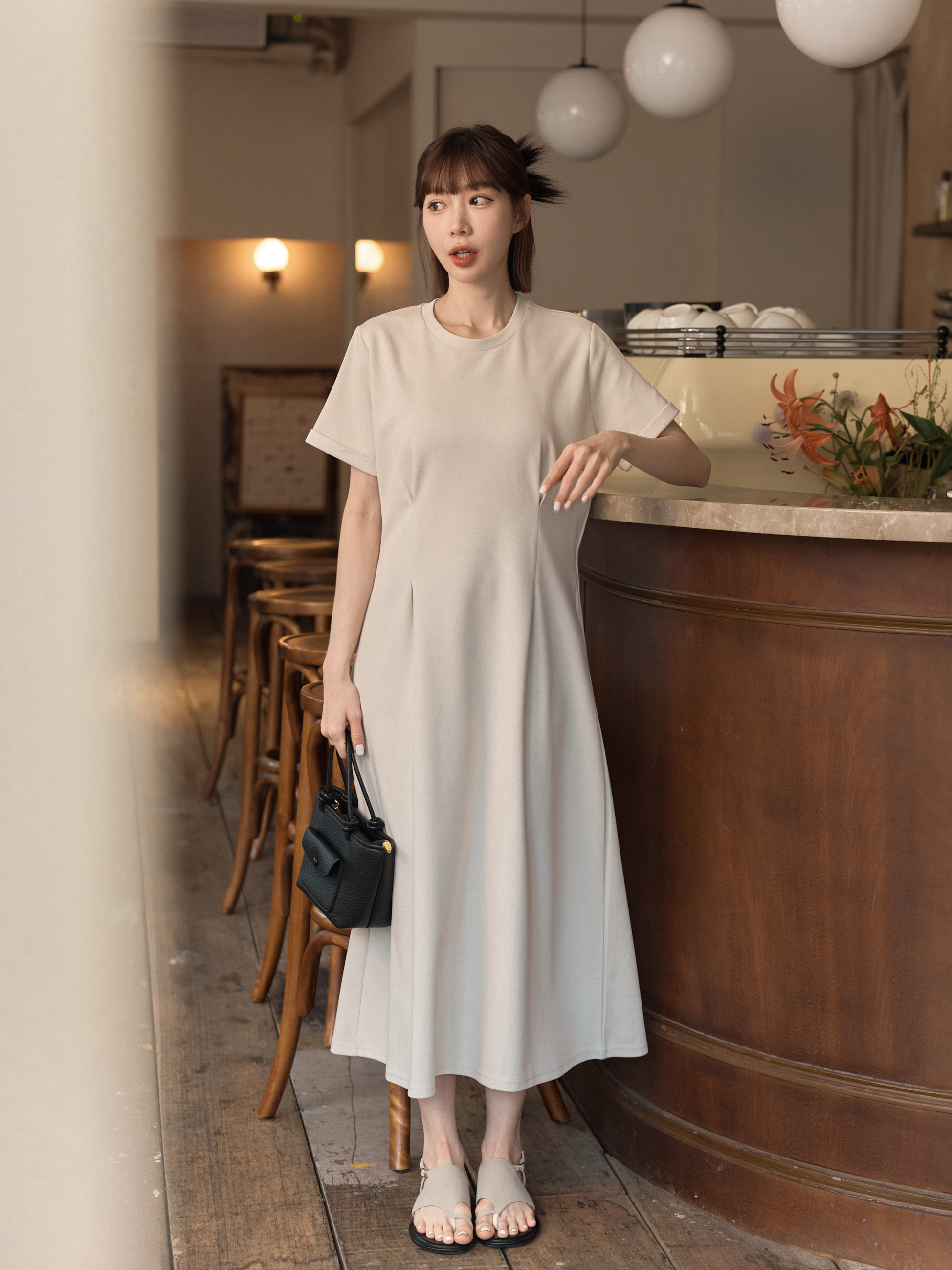 日常小慵懶藏肉抓褶長洋