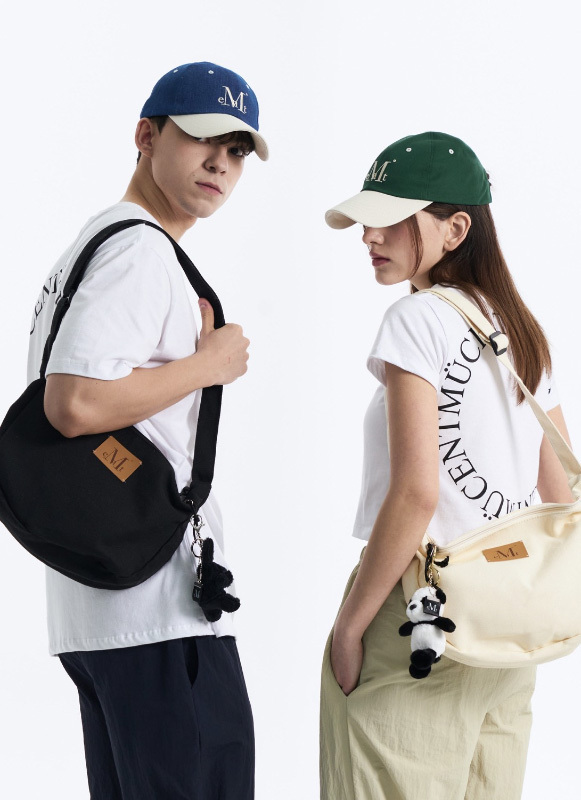 韓國 MUCENT 半月包 斜背包