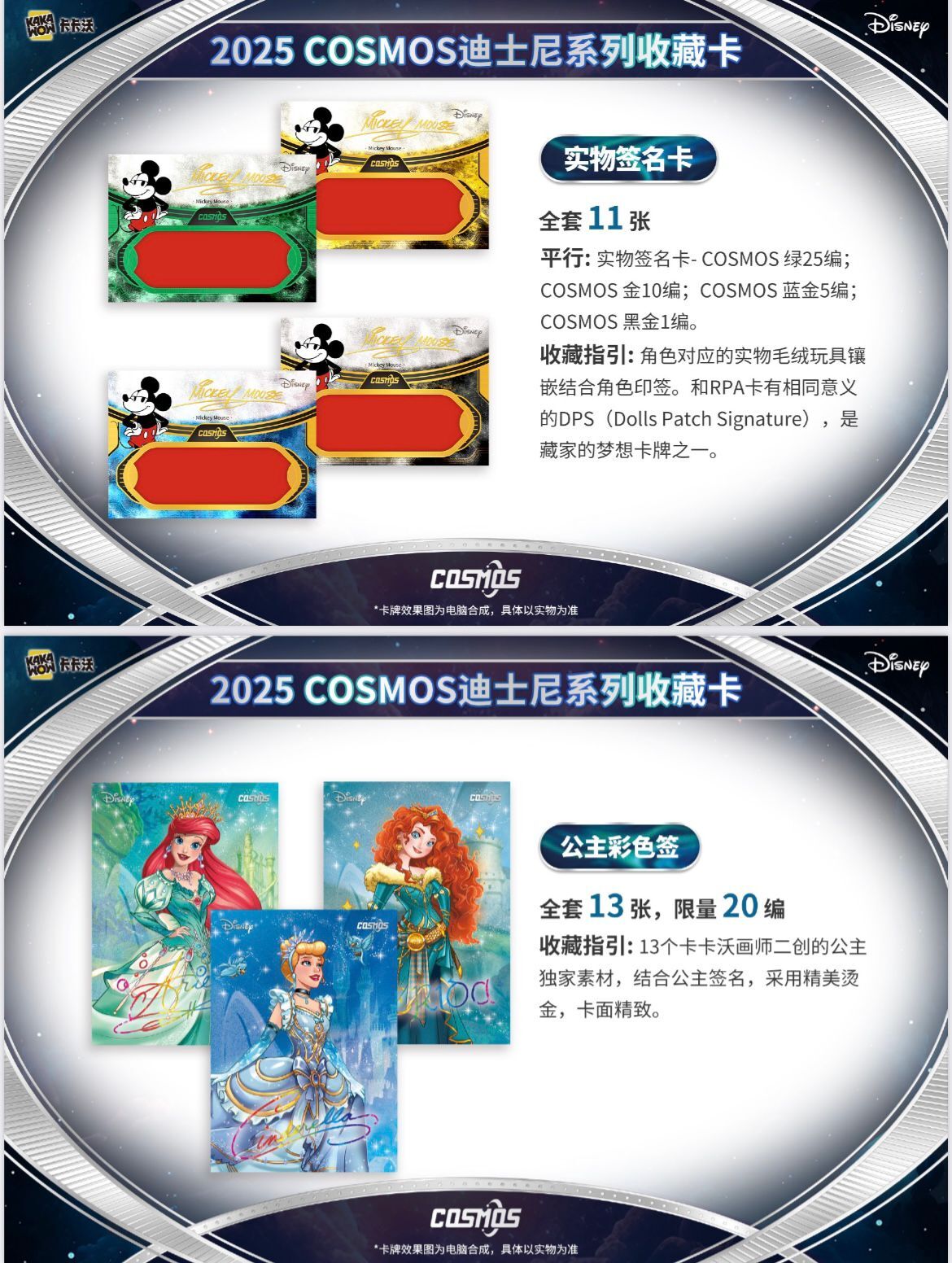 2025 KAKAWOW COSMOS 迪士尼系列收藏卡原盒