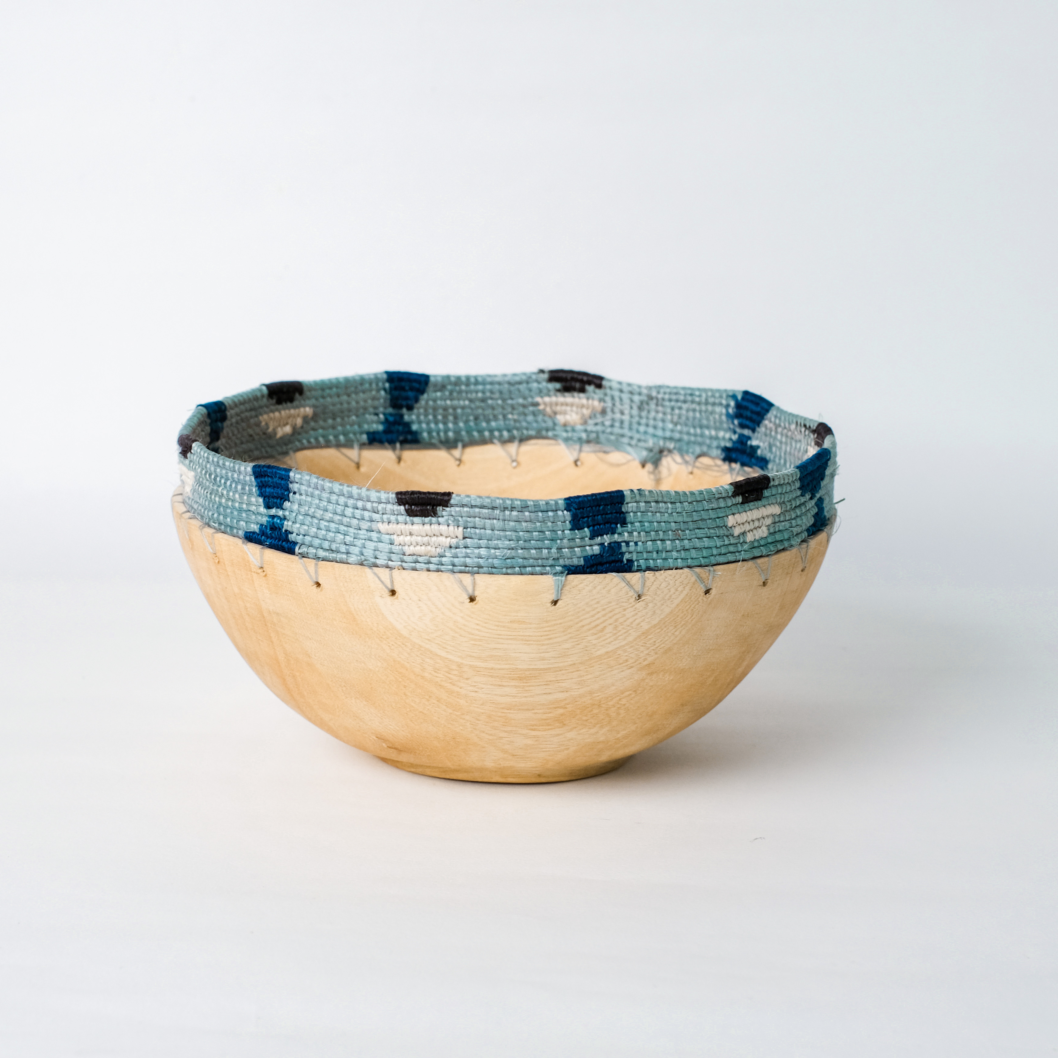 香草編織｜編織木碗 A1 - 18cm｜盧安達
