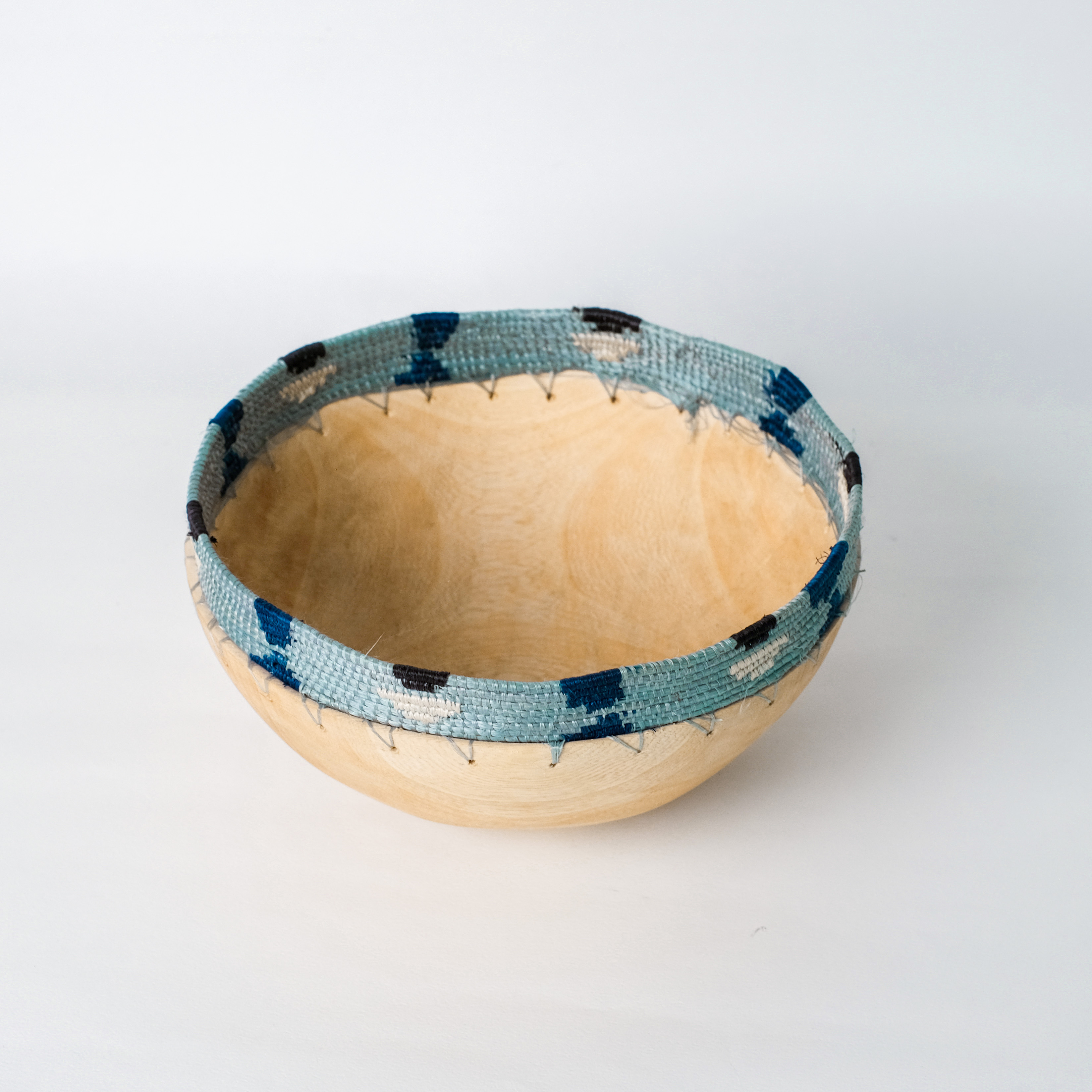 香草編織｜編織木碗 A1 - 18cm｜盧安達