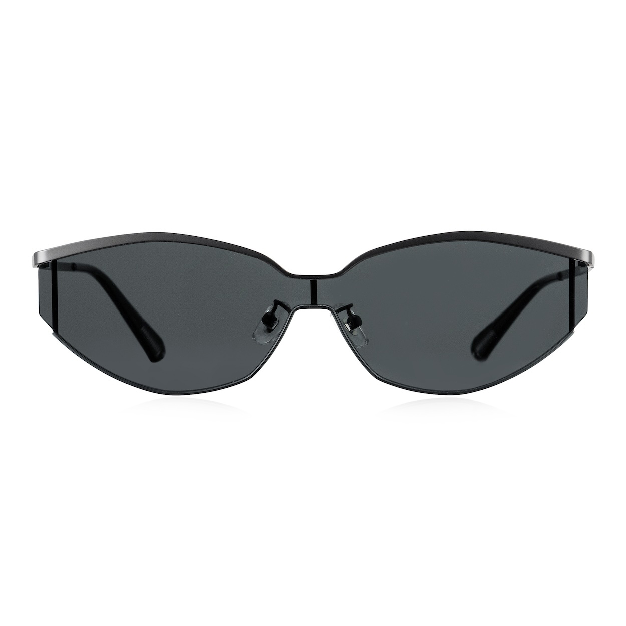 駭客任務科技款多邊方框墨鏡-二色可選