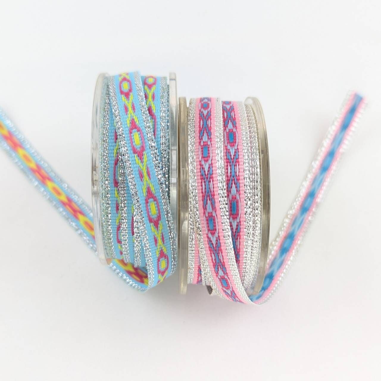 復古螢光菱紋提花/10mm