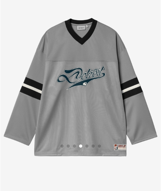 CarharttWip  L/S DETROIT MESH T-shirt   JUN25