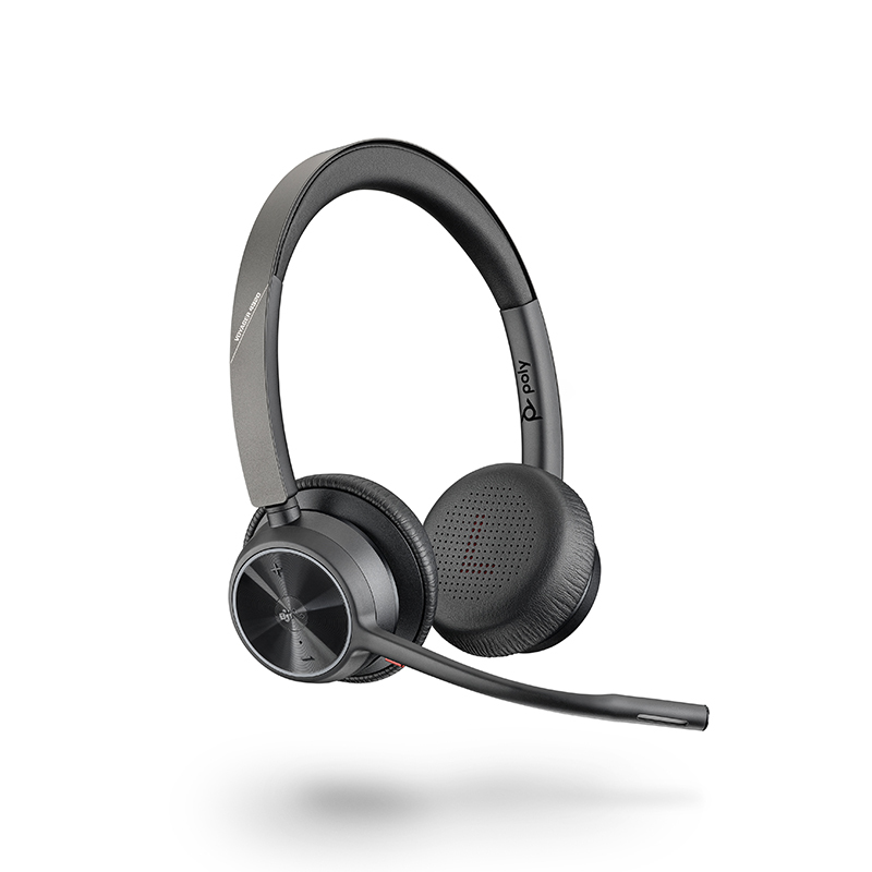 Plantronics Poly Voyager 4320 UC-M with Stand Wireless Headset + USB-A with Stand 雙耳連充電座