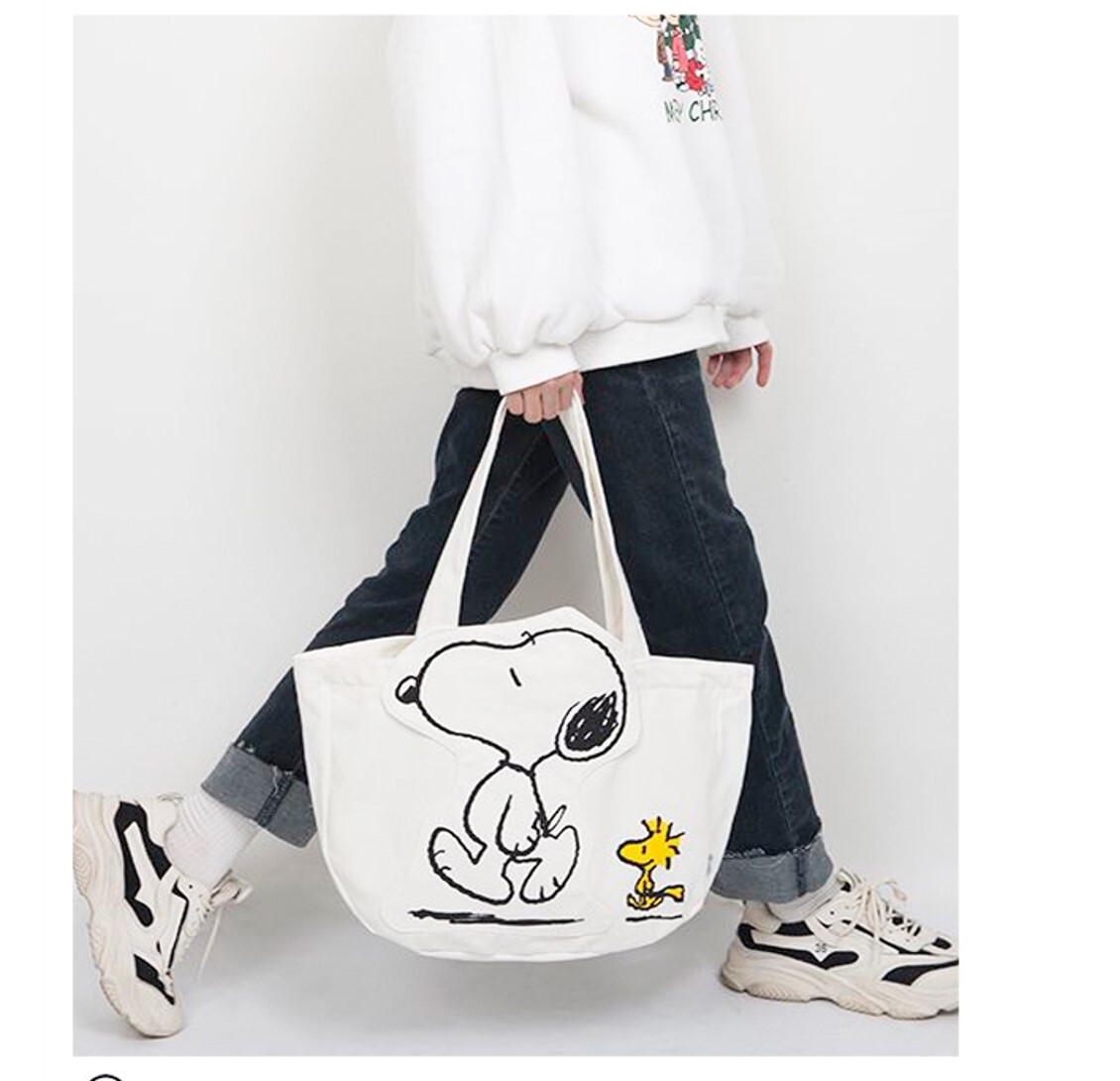 史努比| 帆布袋  | 手挽袋