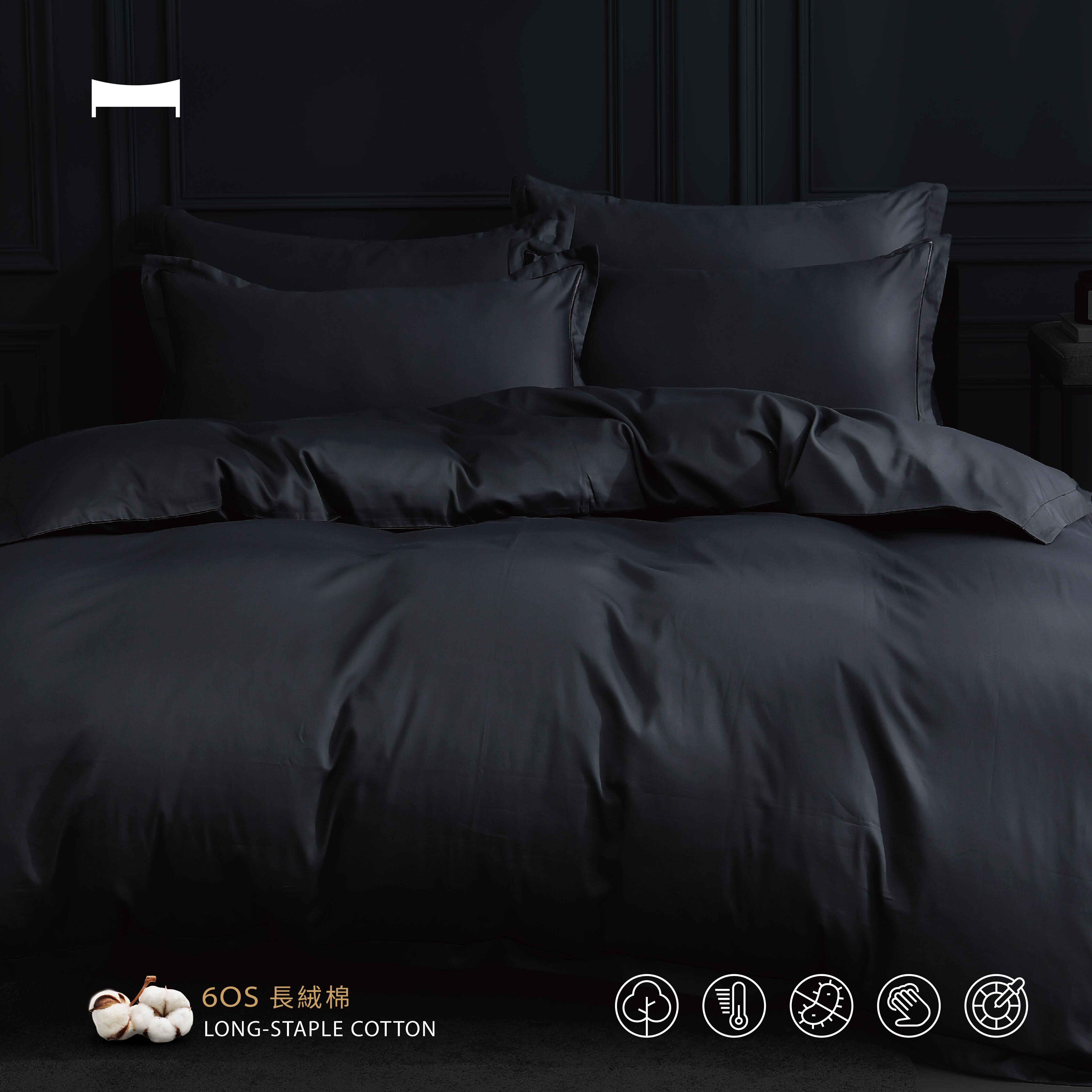 暗眠MORE｜60支長絨棉《劇場影中灰 THEATER》「輕奢刺繡」