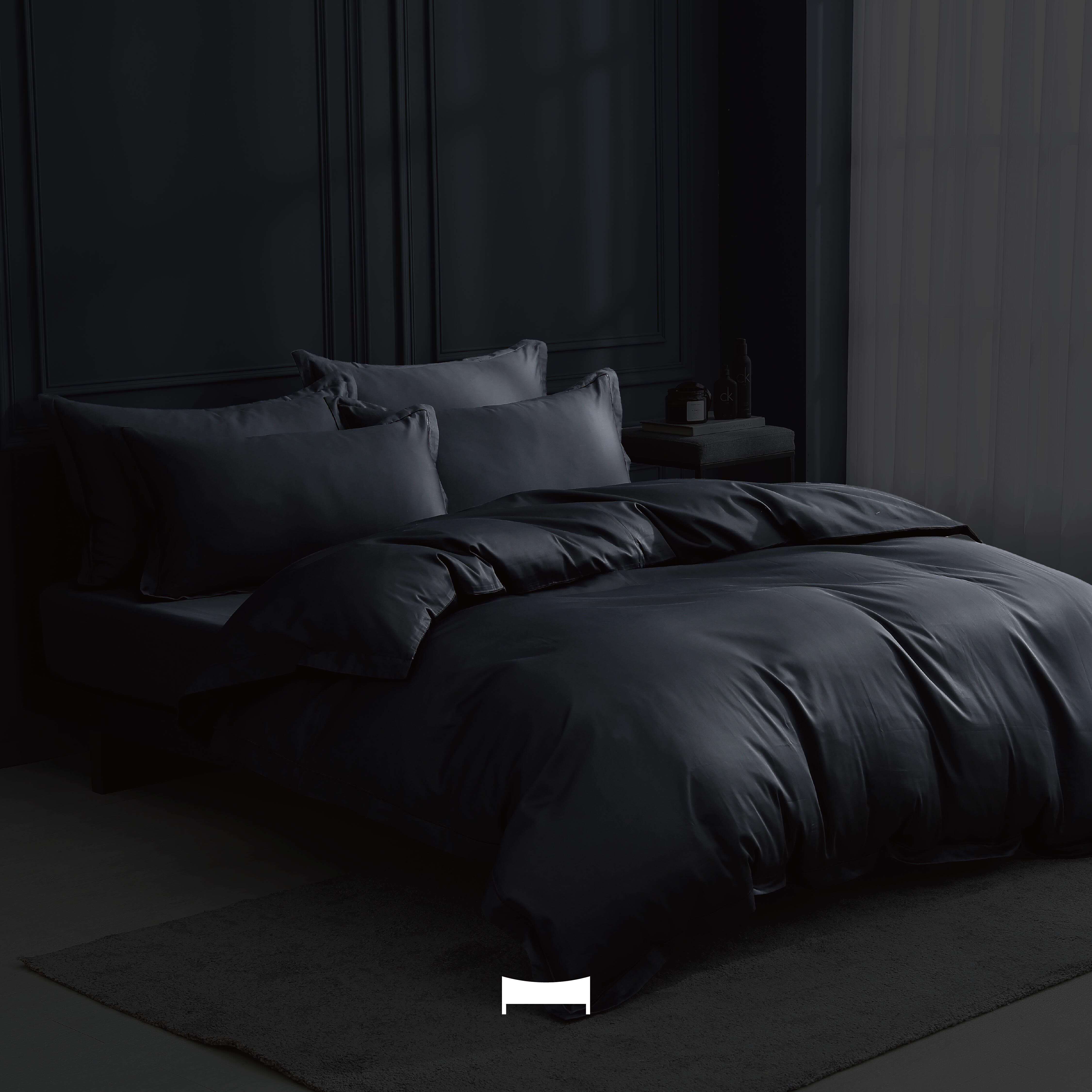 暗眠MORE｜60支長絨棉《劇場影中灰 THEATER》「輕奢刺繡」