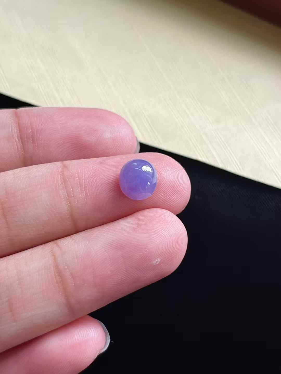 翡翠紫羅蘭蛋面,天然翡翠A玉, 緬甸玉, Jade, Jadeite