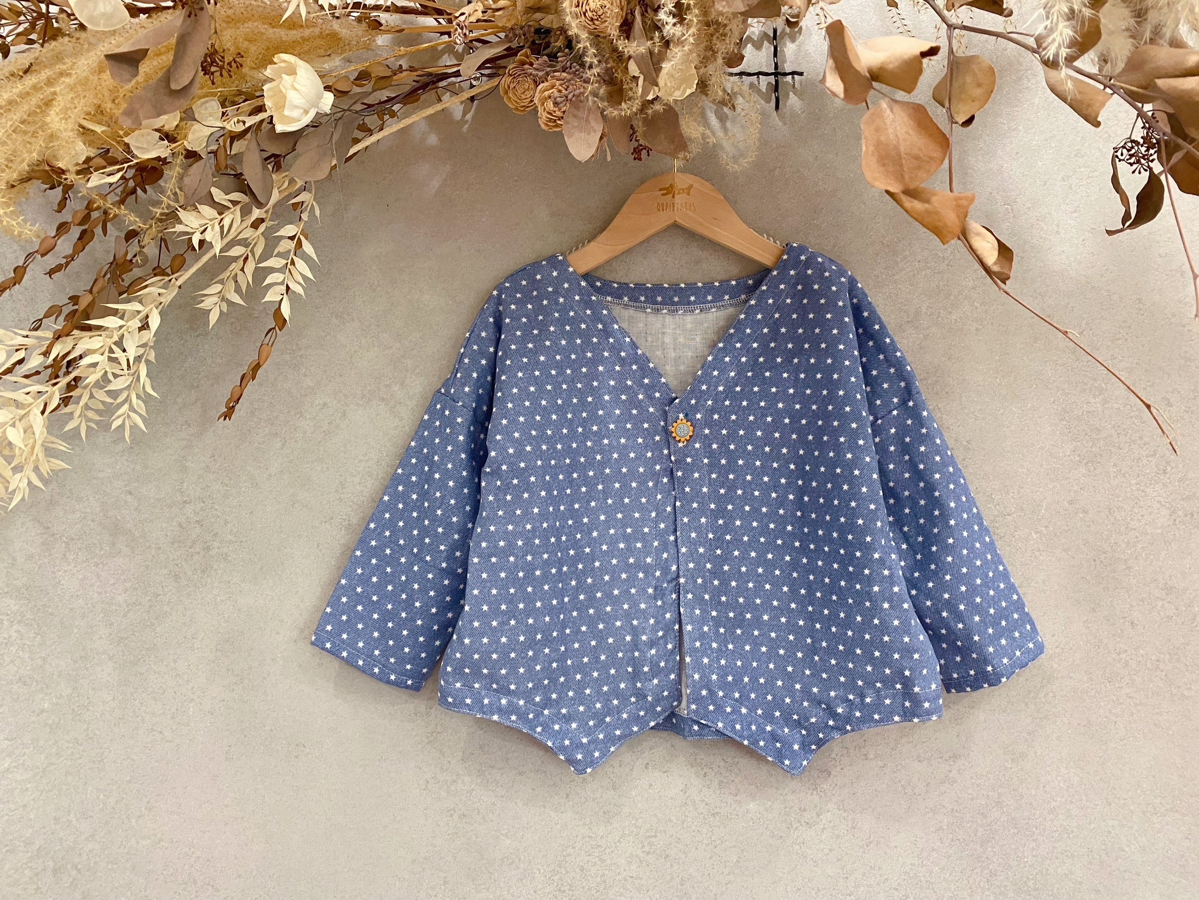 藍星星 八分袖小外套（120）