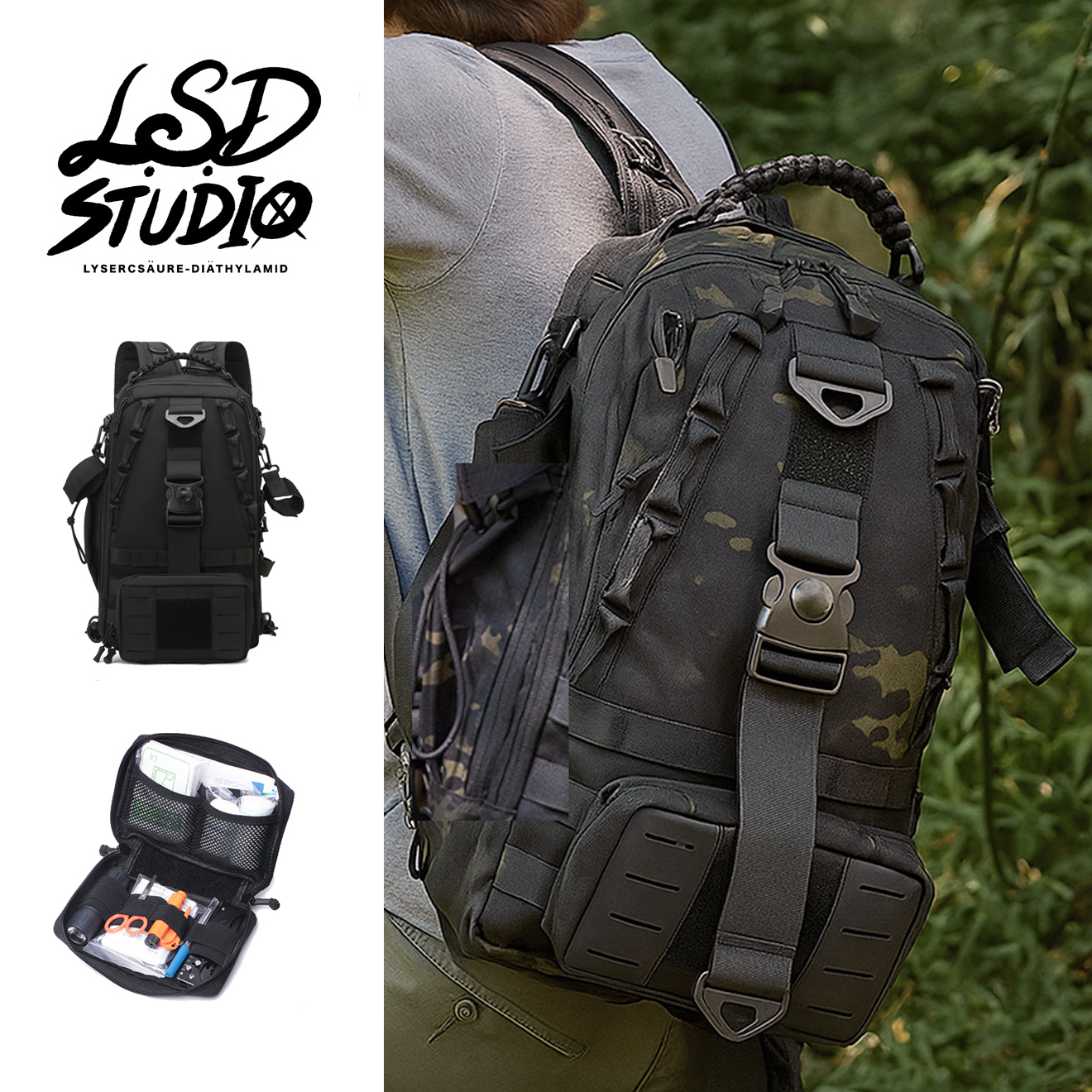 單雙肩 x 擴充機能後背包|坦克系列【BGGL11】