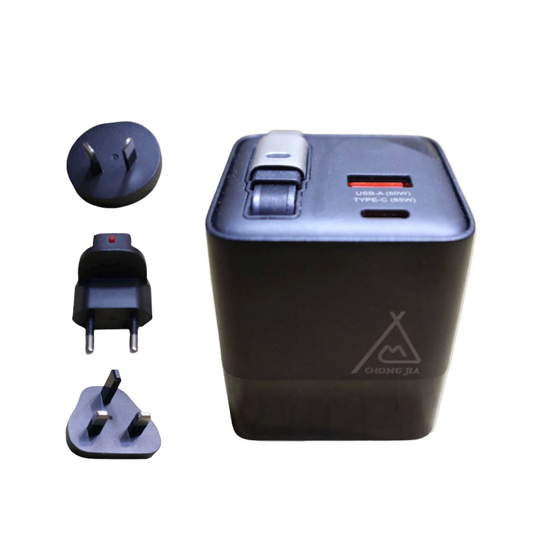 【CHONG JIA炘家】65W氮化鎵80公分TYPE-C伸縮充電器(送多國旅充頭) BB12