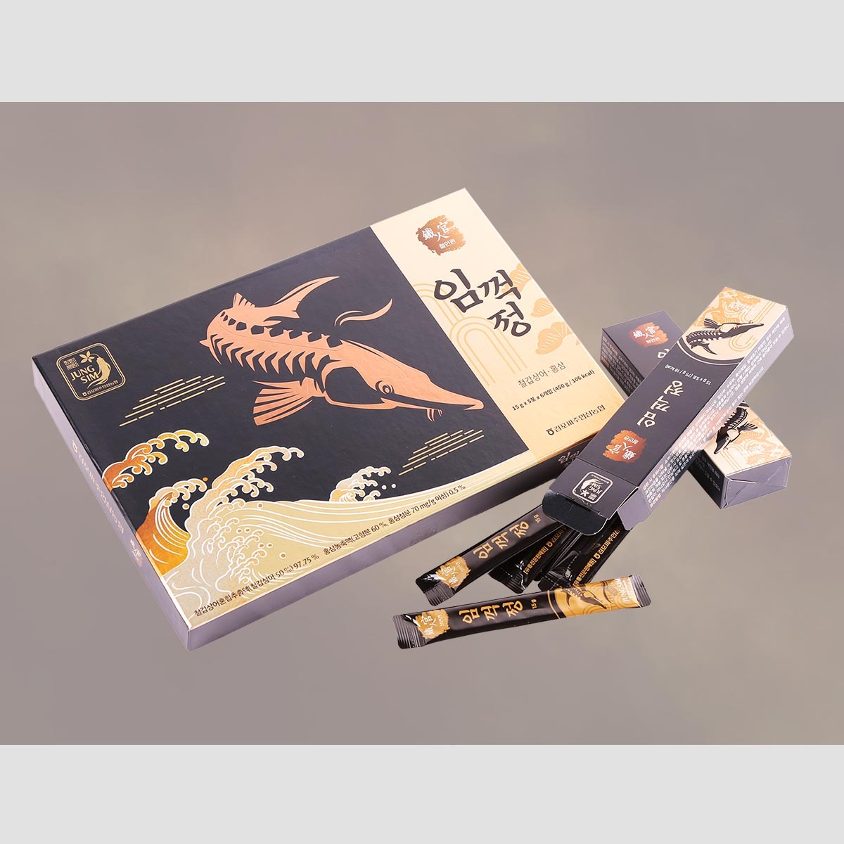 補氣強骨精華 - 韓國高麗參鱘龍軟骨素 (15克 x 30包 )