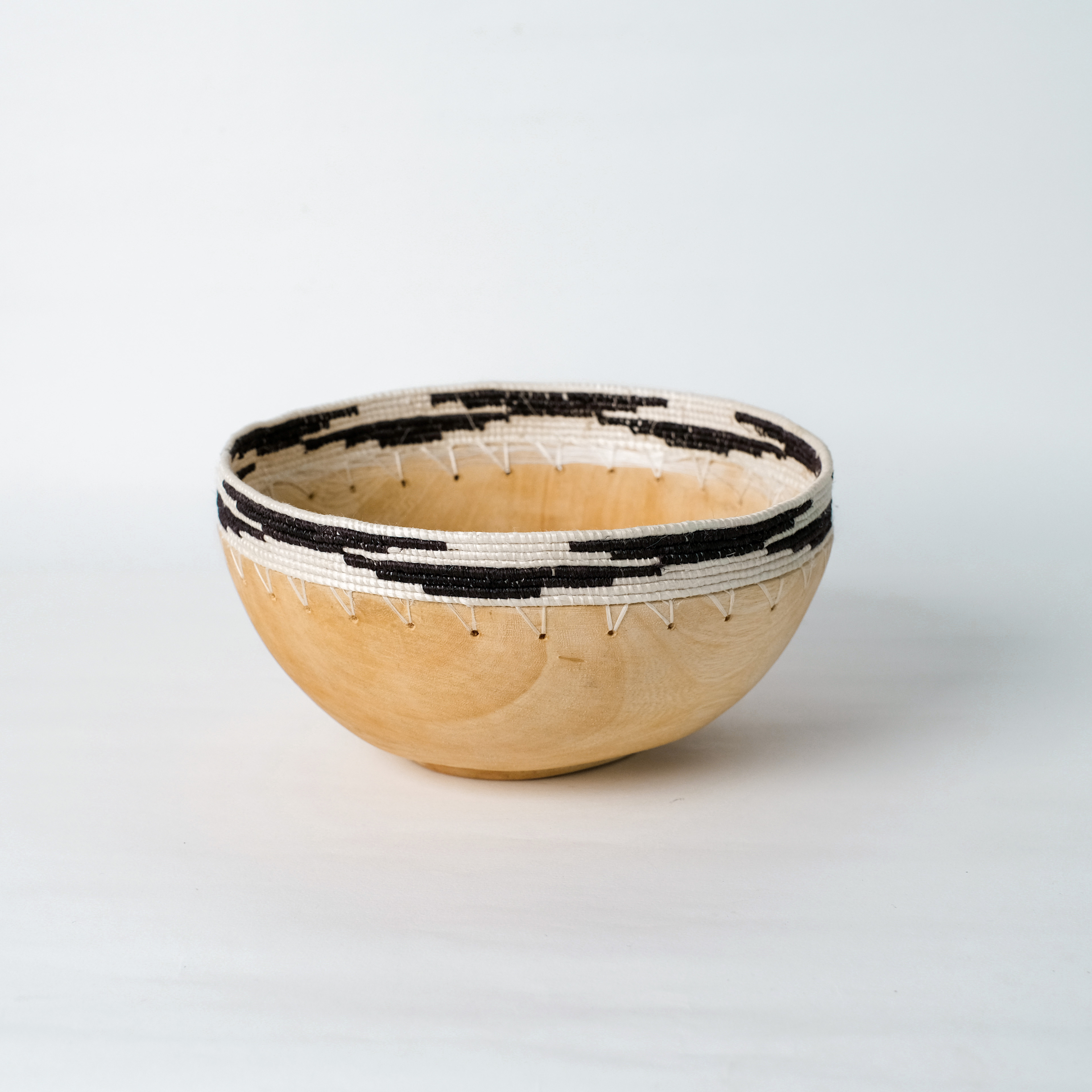 香草編織｜編織木碗 A2 - 18cm｜盧安達