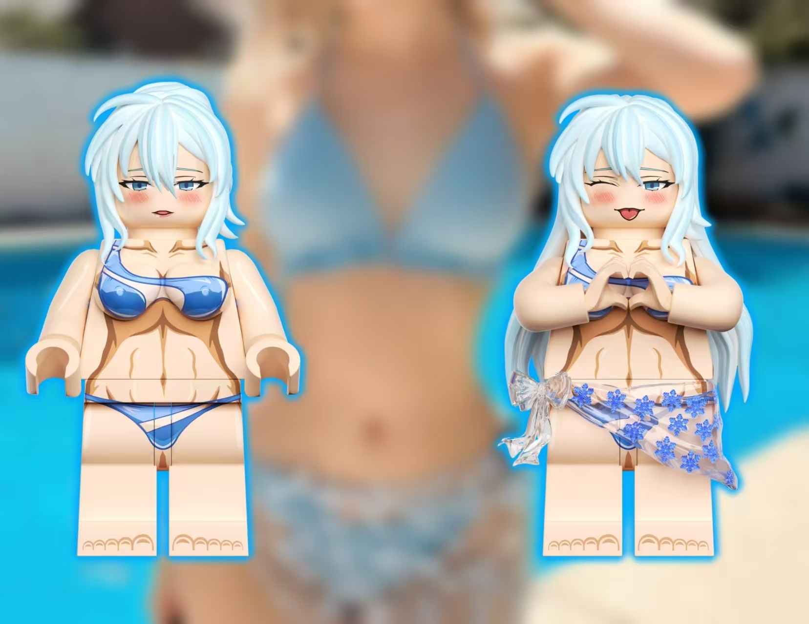 【隆牌】雪女 泳裝版