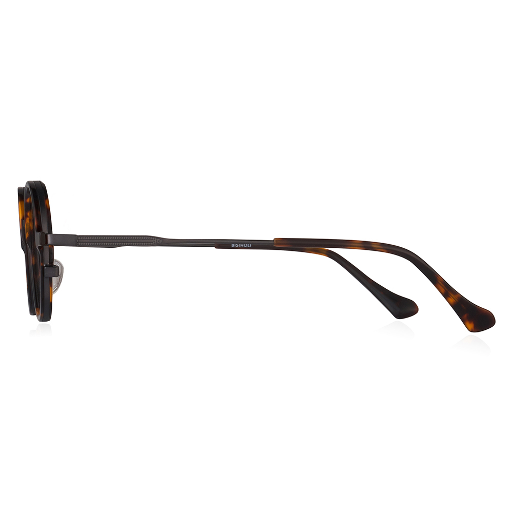 設計師造型款正圓框眼鏡-三色可選