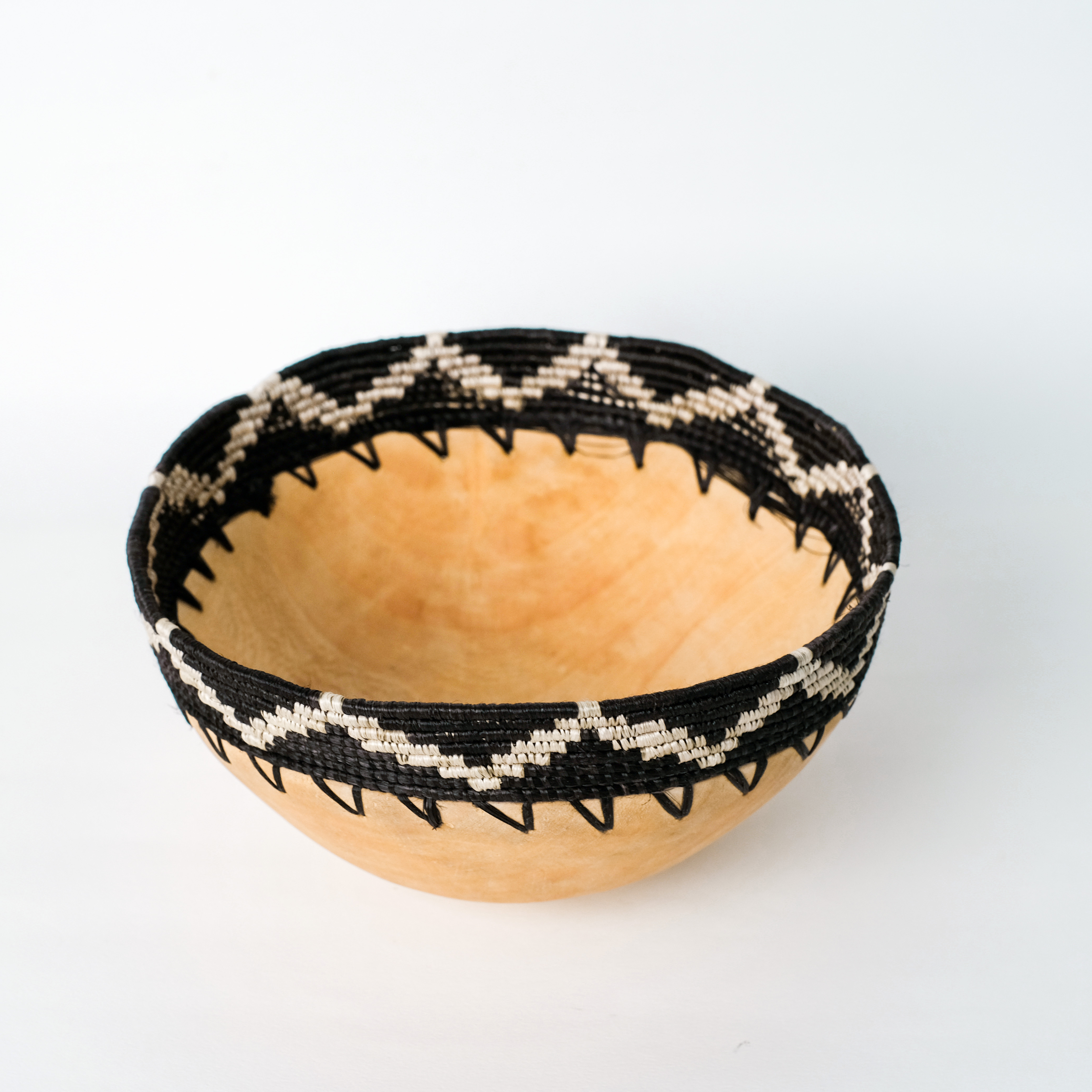 香草編織｜編織木碗 A3 - 18cm｜盧安達