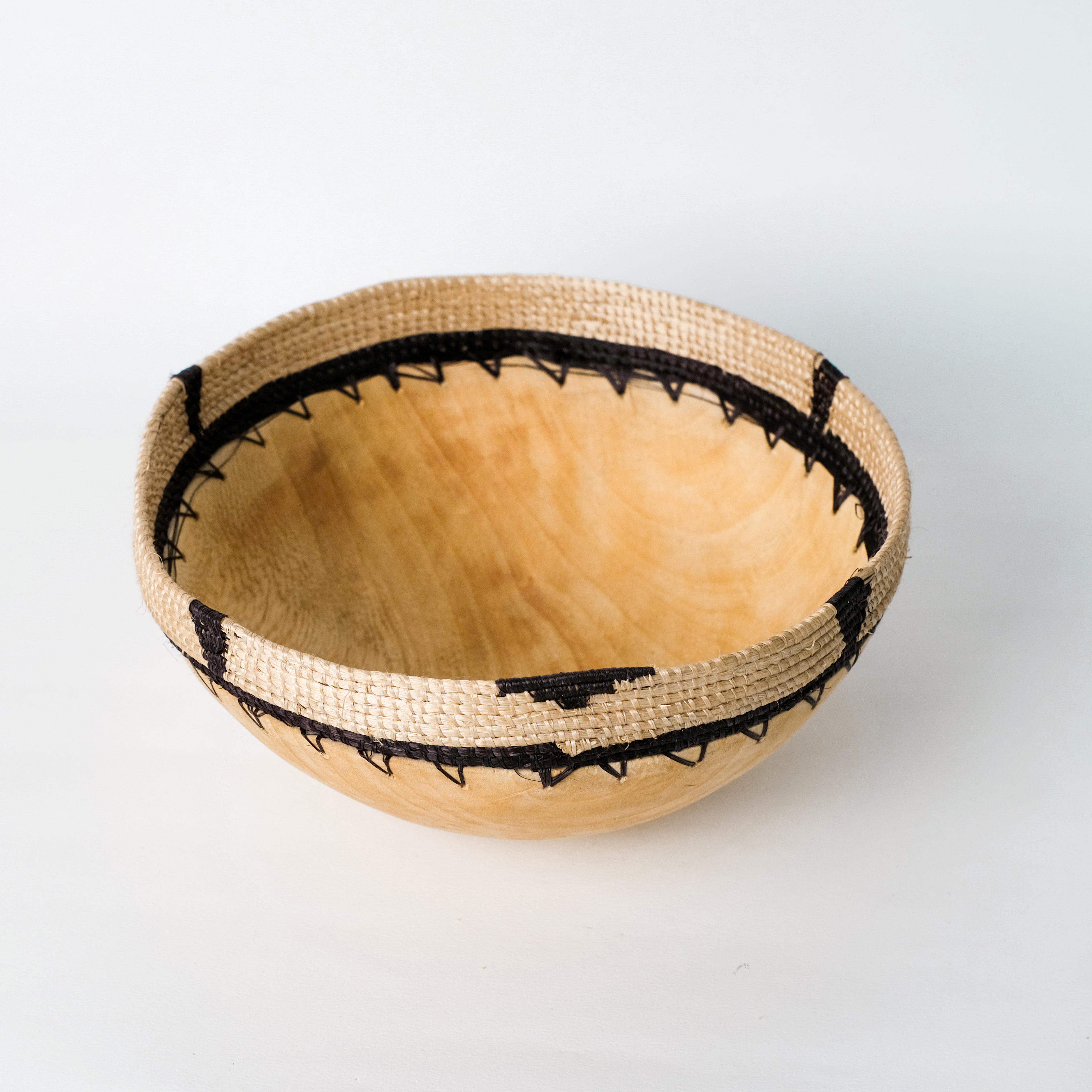 香草編織｜編織木碗 A4 - 18cm｜盧安達