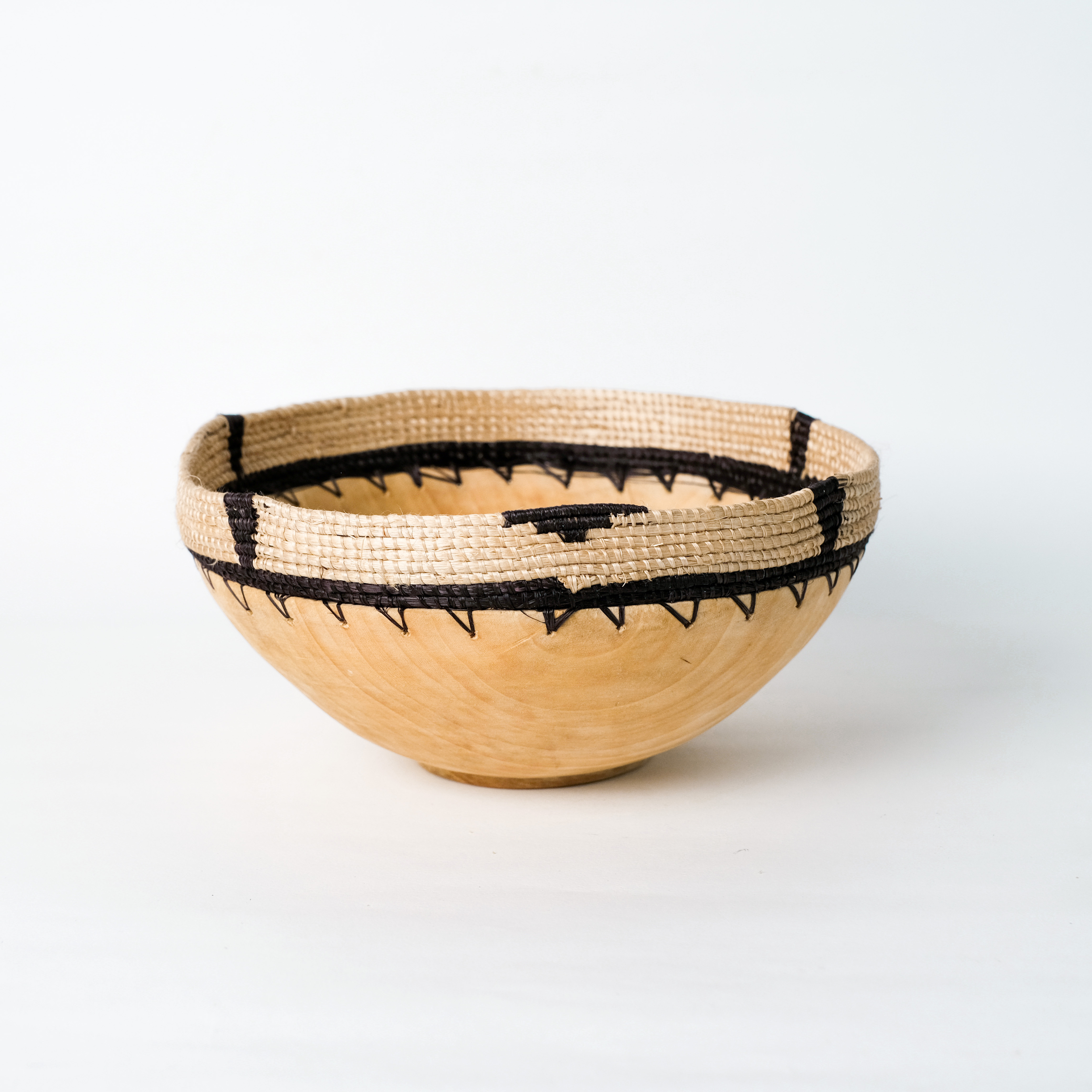 香草編織｜編織木碗 A4 - 18cm｜盧安達